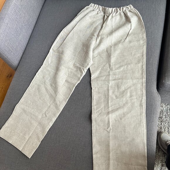 Baserange Beige Lane Lounge Pants Size Small NWT! - Picture 5 of 12